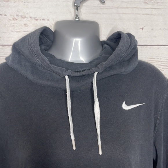 Nike Black High Neck Pullover Hoodie Womens Sz Medium! - Picture 3 of 7